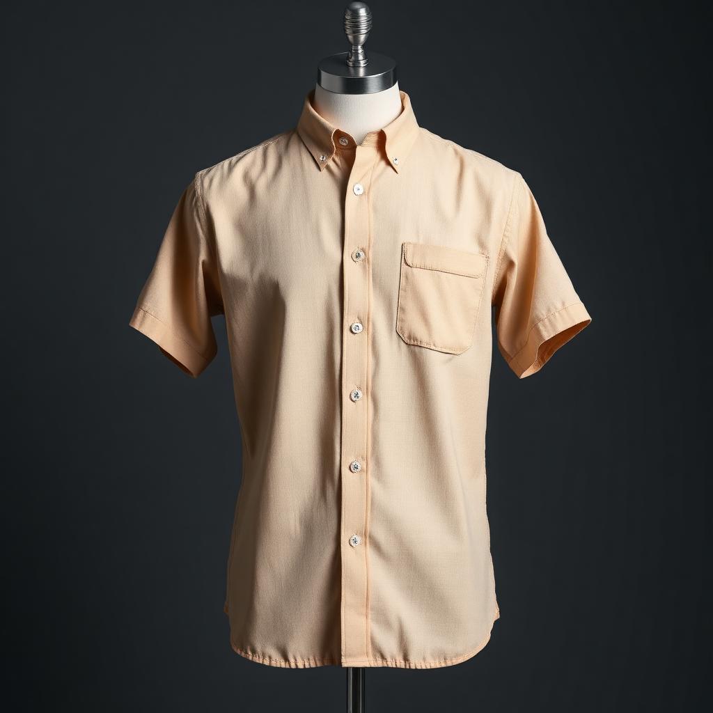 Men's Linen Short Sleeve Button Shirt